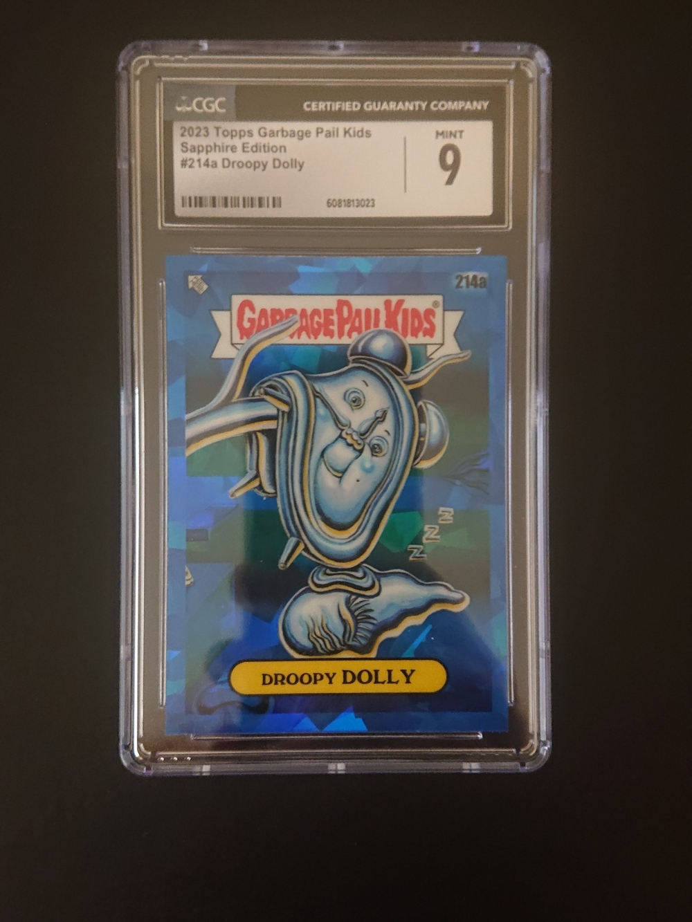 2023 Topps GPK Garbage Pail Kids Sapphire Edition - Droopy Dolly (214a) - CGC 9
